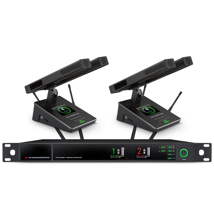 BK-9732  U段一拖二無線會議（雙方管）