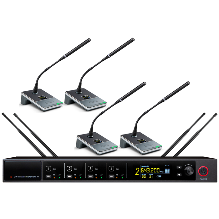 BK-8914  UHF一拖二無(wú)線會(huì)議（鵝頸）