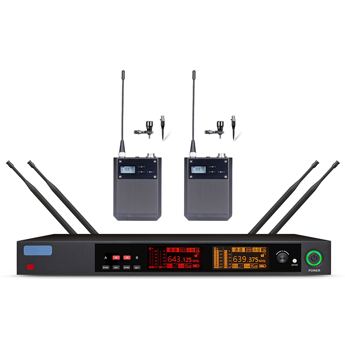 BC-8126  無(wú)線一拖二真分集頭戴/領(lǐng)夾