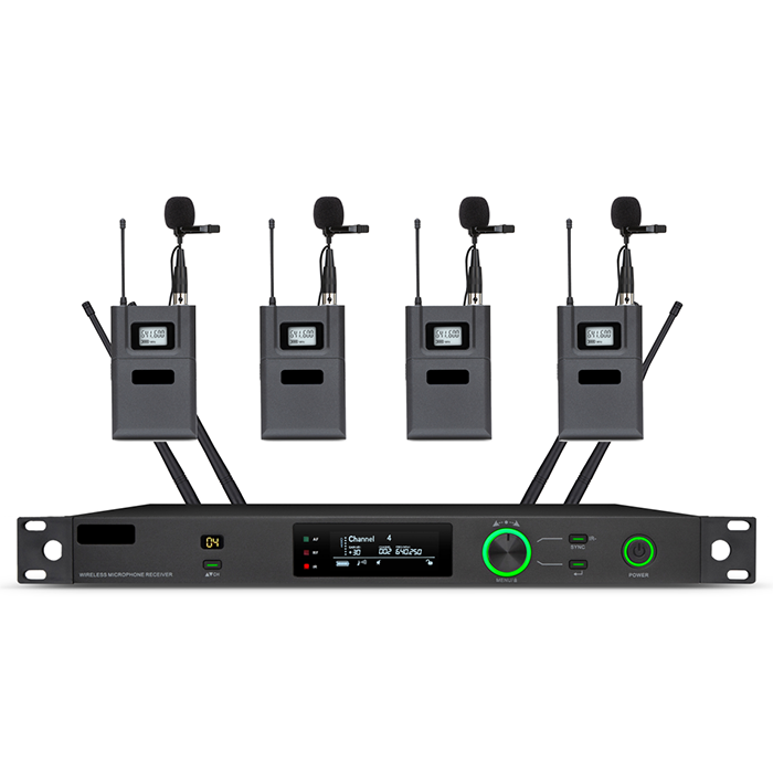 BK-8664  無(wú)線視像一拖四頭戴/領(lǐng)夾