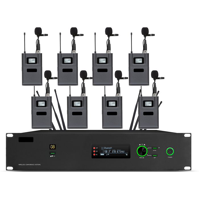 BK-8668  無(wú)線視像一拖八頭戴/領(lǐng)夾