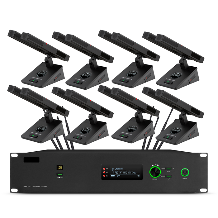 BK-8668  無(wú)線視像一拖八會(huì)議（雙方管）