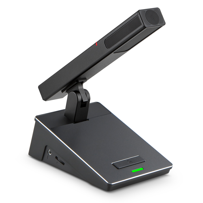 BK-6928B  數(shù)字雙系統(tǒng)雙備份會(huì)議代表單元 （全金屬底座+金屬方管）（八芯線(xiàn)或RJ45網(wǎng)線(xiàn)連接）