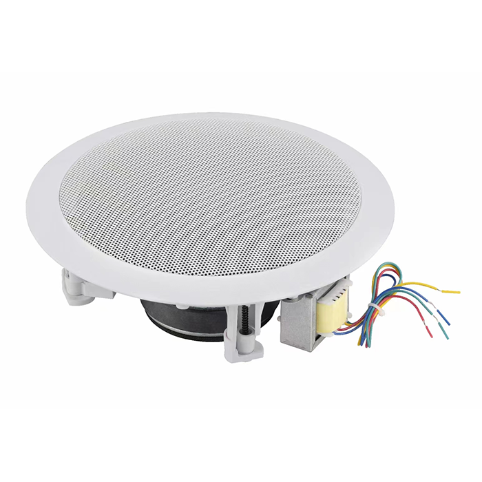 ZY810-4T  8寸10W/20W/40W四線制高保真定壓同軸吸頂音箱、不帶后罩