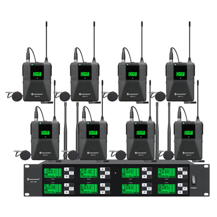 MSU-1886  無(wú)線一拖八領(lǐng)夾話筒