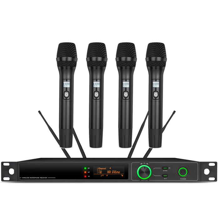 XLM-8674  遠(yuǎn)距離無(wú)線真分集一拖四手持麥克風(fēng)