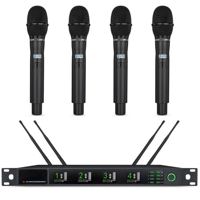 XLM-9734  遠(yuǎn)距離無(wú)線真分集一拖四手持麥克風(fēng)